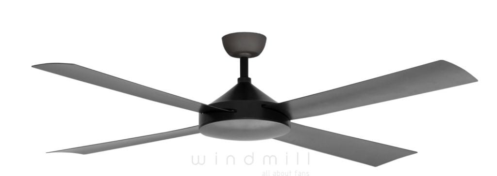 Windmill High speed designer ceiling fan. ASANA Neo model with 4 metal blades