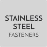 Stainless steel fasteners used in fans
